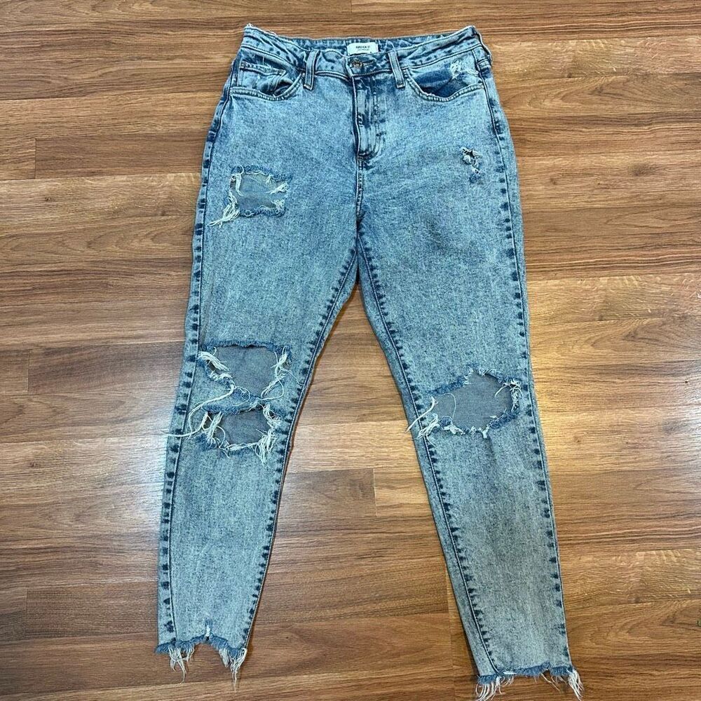 Forever 21 Los Angeles Distressed Skinny Jeans Acid Wash| Women Size 28